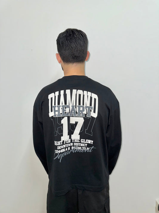 SHIRT MANICA LUNGA CON STAMPA